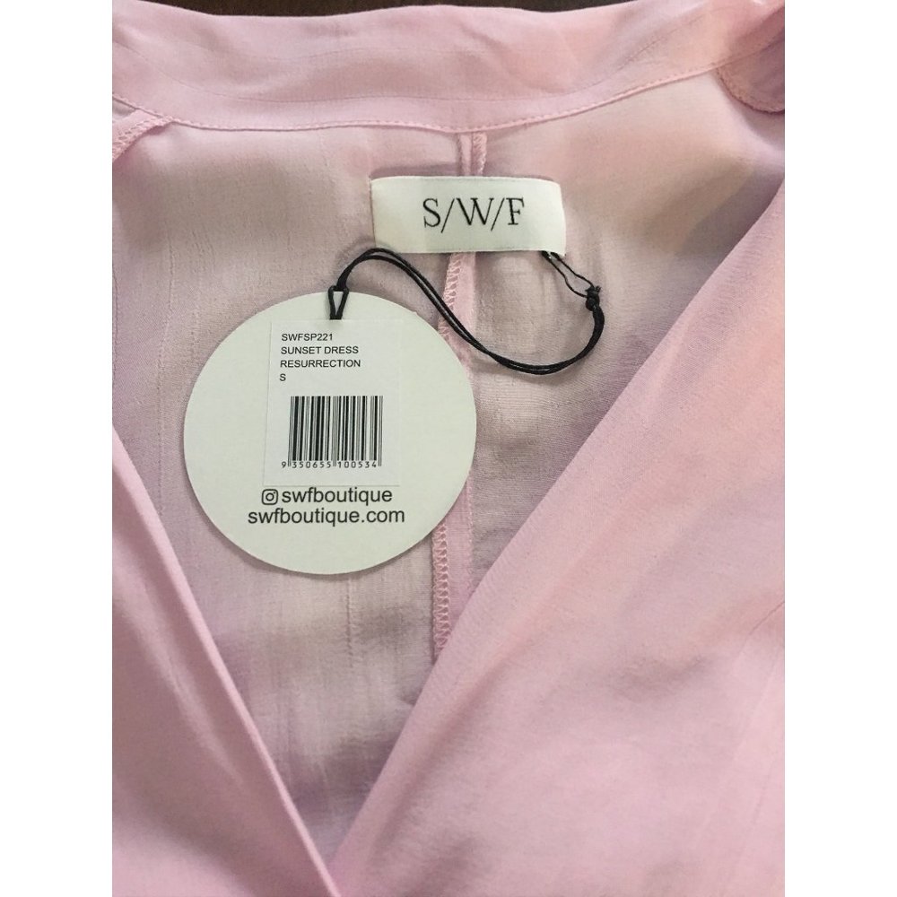 SWF Sunset Maxi Dress in Resurrection Pink New - Picture 9 of 11